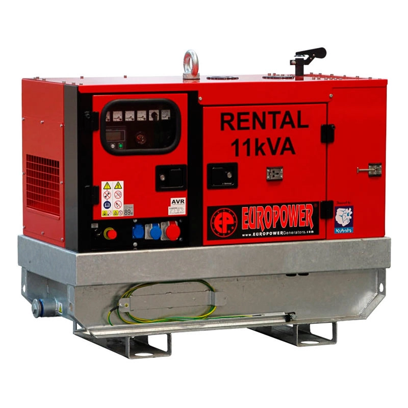 Дизельный генератор EUROPOWER EPSR 11-3 TDE (1500 об/мин, шумозащит. кожух, арендное исполнение)