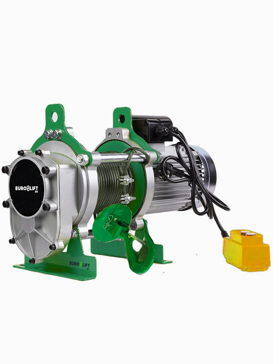 фото лебедка электрическая kcd pro 300/600 кг, 60/30 м, u=380 в