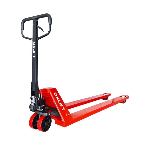 фото ручная гидравлическая тележка длинновильная oxlift ox20-l2000 2000 мм 2000 кг