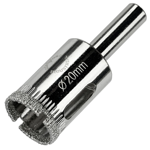Алмазная коронка по керамике, плитке и стеклу 20 мм Diamond Industrial