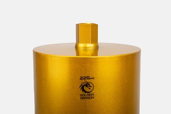 Коронка алмазная 1 1/4" 225/400/16 сегм. по бетону Golden Dragon