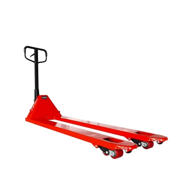фото ручная гидравлическая тележка длинновильная oxlift ox20-l2000 2000 мм 2000 кг