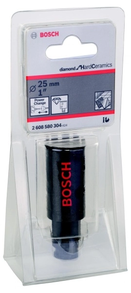 Коронка алмазная BOSCH Ф25х51мм (DIAMOND FOR HARD CERAMICS 2608580304)