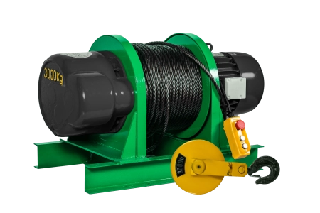 фото лебедка электрическая kcd 1500/3000 кг, 70/35 м 380в