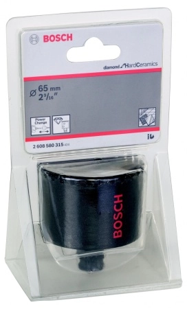 Коронка алмазная BOSCH Ф65х51мм (DIAMOND FOR HARD CERAMICS 2608580315)