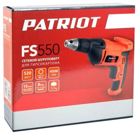 фото шуруповерт patriot fs 550