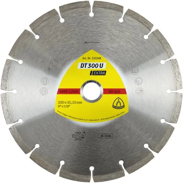 Алмазный диск KLINGSPOR 125X1,6X22,23/9S/7/S/DT/EXTRA/DT300U
