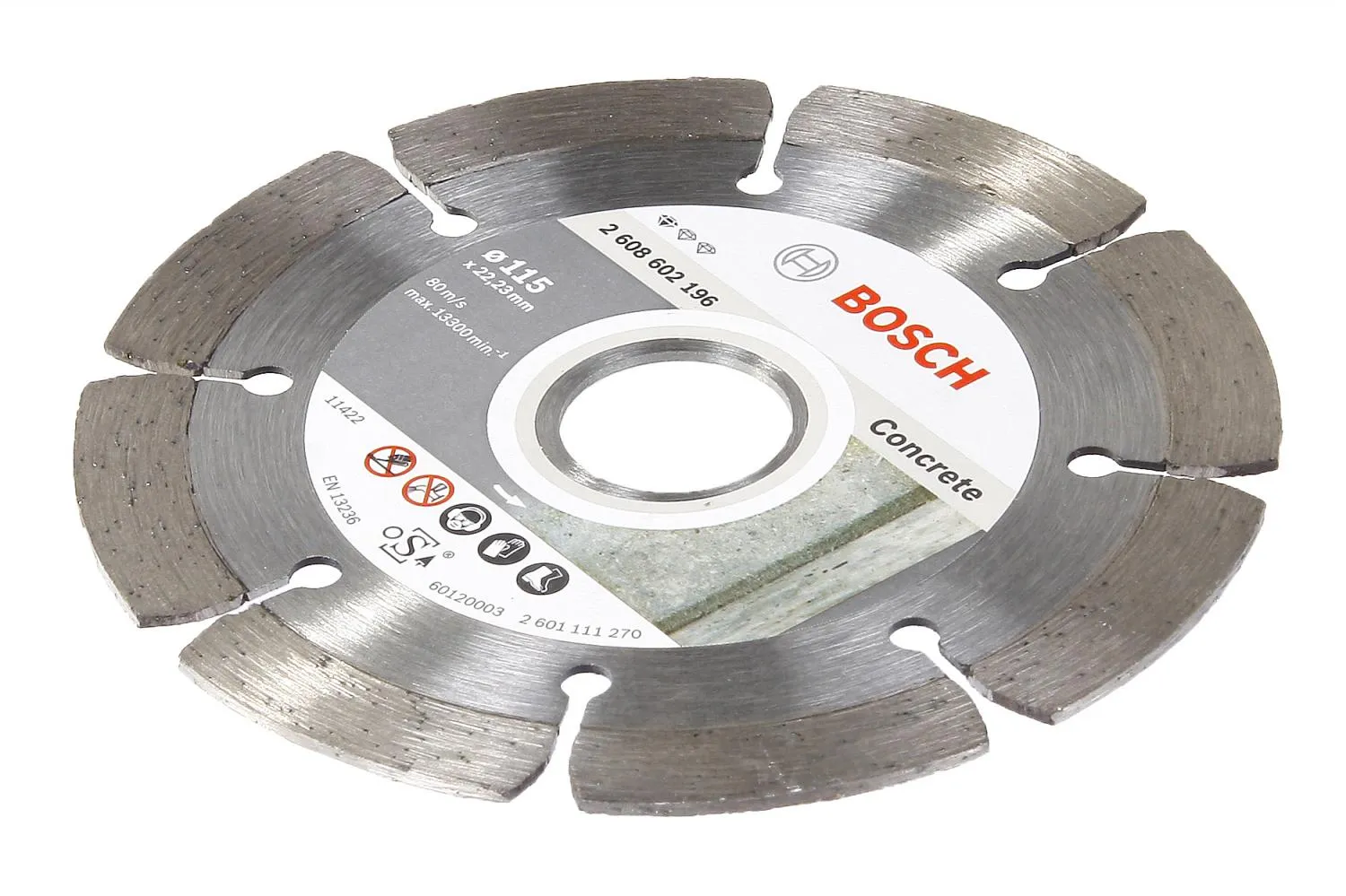 Круг алмазный STANDARD FOR CONCRETE 125 Х 22 сегмент